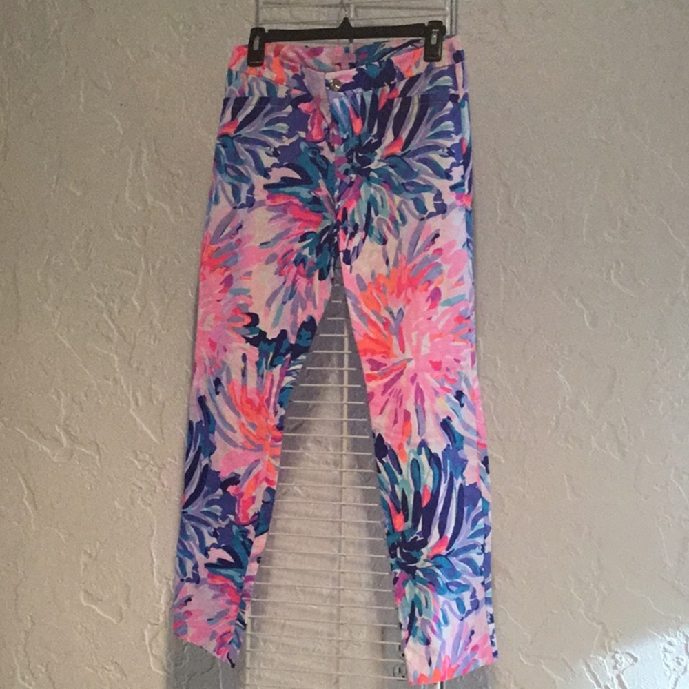 Lilly Pulitzer Vibrant Floral Pants